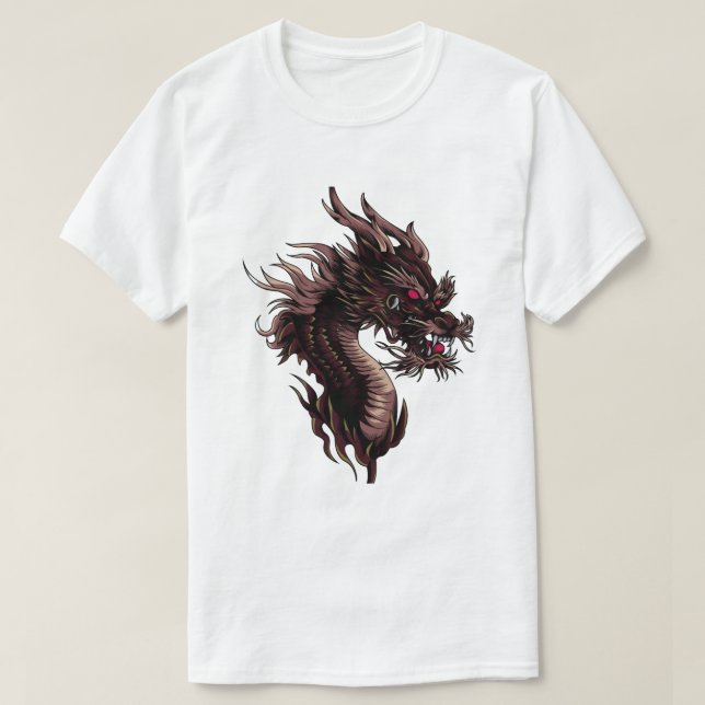 Dungeons & Dragons Fire Dragon T-Shirt (Design framsida)