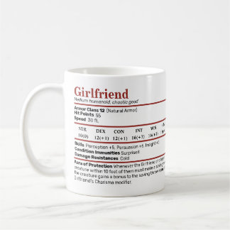 Dungeons & Dragons Girlkompis Stat Mugg