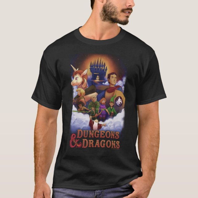 Dungeons & Dragons Group Shot Epic Poster Pullover T Shirt (Framsida)