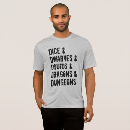 Dungeons Dragons Inspired Ord List Manar-Shirt T Shirt