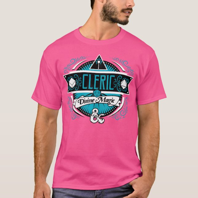Dungeons & Dragons Präst Gudomlig Magi Logo T Shirt (Framsida)