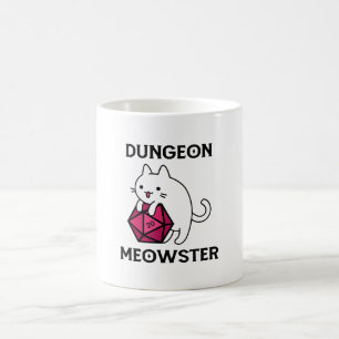 Dungeons Meowster Katt Rolig Kaffemugg