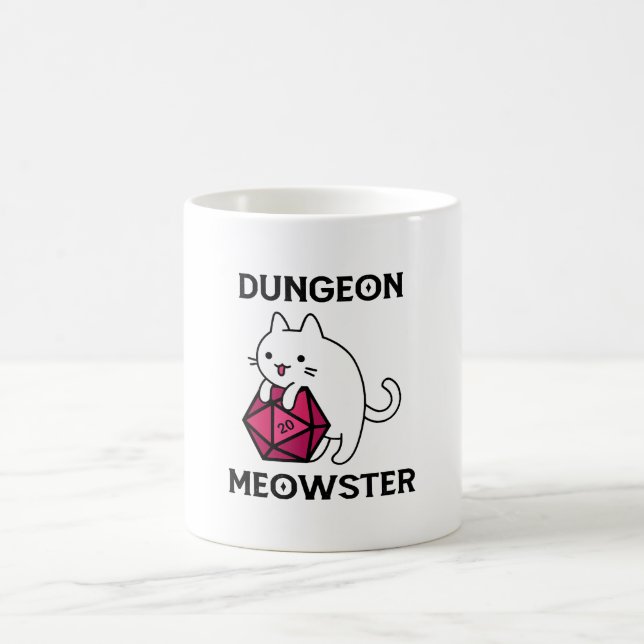 Dungeons Meowster Katt Rolig Kaffemugg (Center)