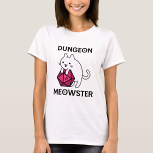Dungeons Meowster Katt Rollig T Shirt