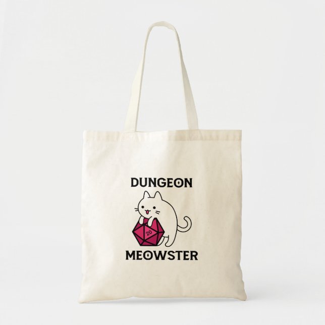 Dungeons Meowster Katt Rollig Tygkasse (Framsidan)