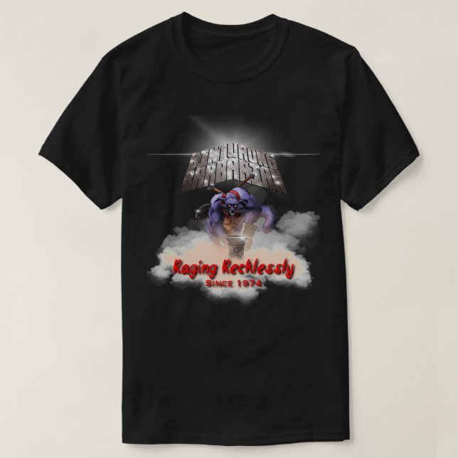Dungeons och Dragons Binturong Barbarian T Shirt (Design framsida)