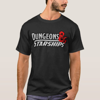 DUNGEONS och STARTSHIPS T-Shirt 01