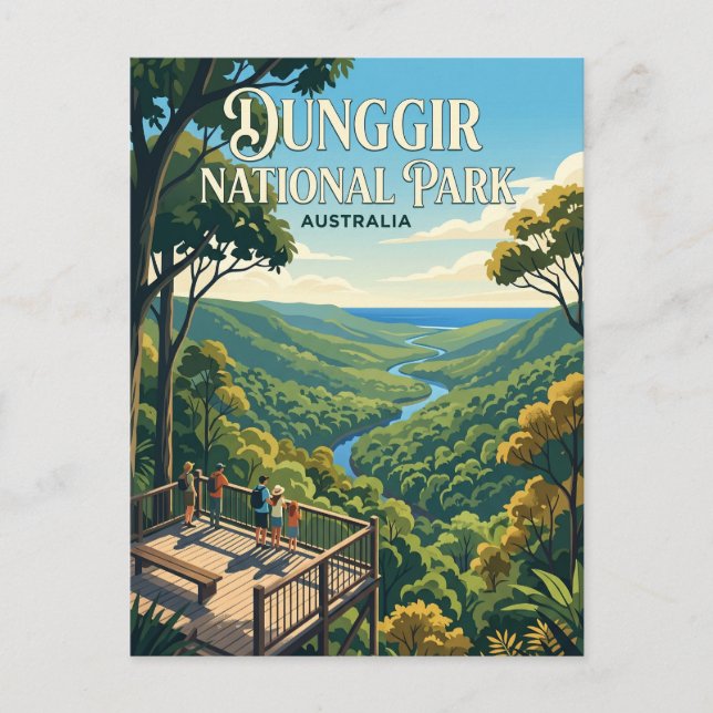 Dunggir Nationalpark Australien Vykort (Framsida)