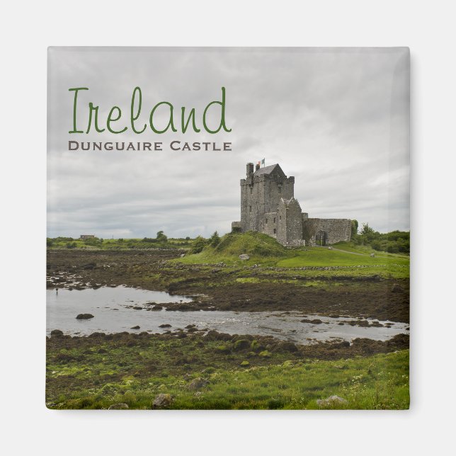 Dunguaire castle, Irlands textmagnet Magnet (Framsidan)