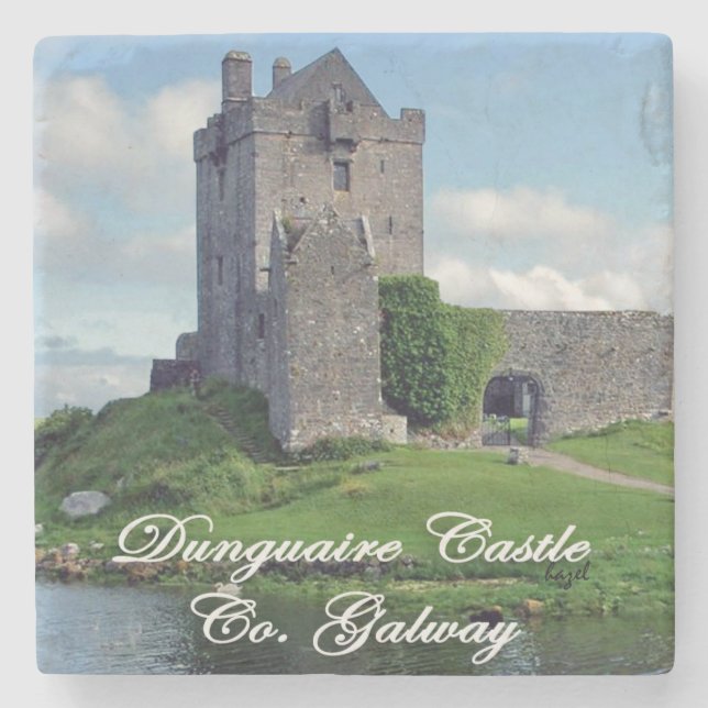 Dunguaire Castle, Kinvarra, Galway. Irländare Unde Underlägg Sten (Framsidan)