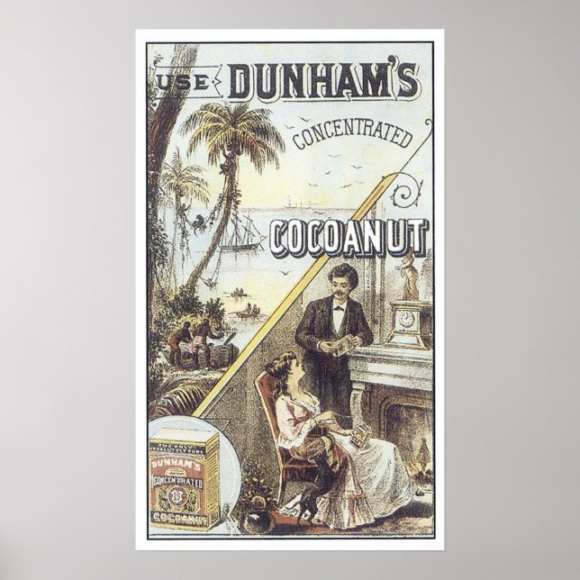 Dunhams Cocoanut Poster (Framsidan)