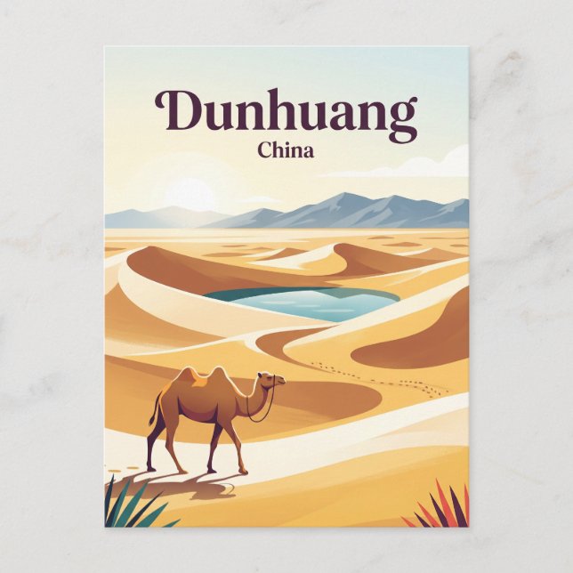 Dunhuang Kina Vykort (Framsida)