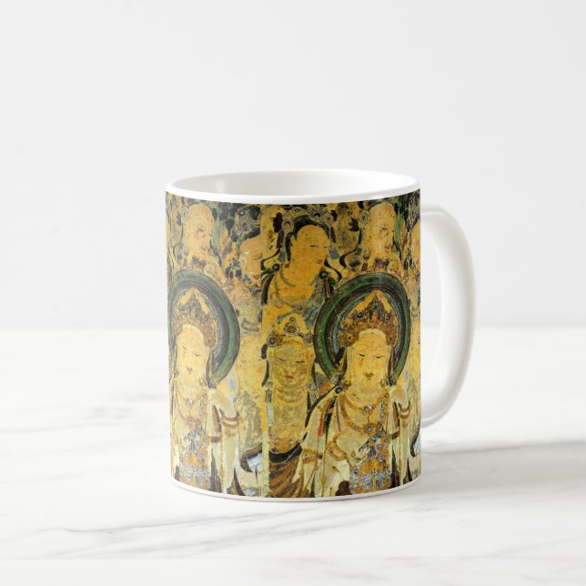 Dunhuang mural painting kaffemugg (Framsida höger)
