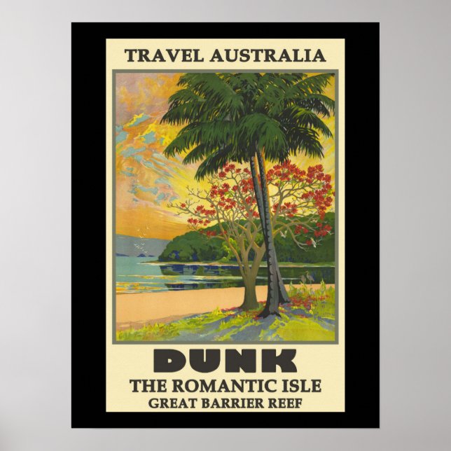 Dunk, Australien, Romantic Isle Poster (Framsidan)