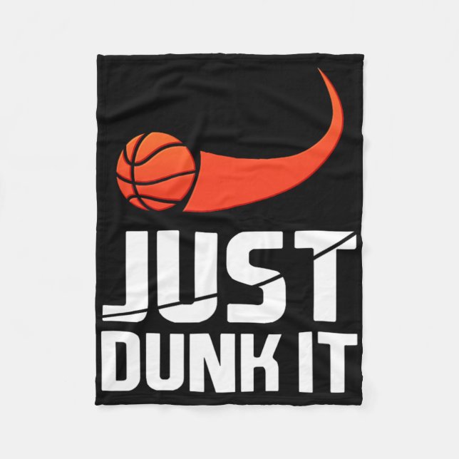 Dunk! Bysketbyll Player Slam dunk Gift Fleecefilt (Framsidan)