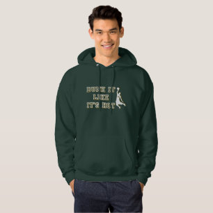DUNK IT LIKSOM IT:S HETT, konstig basket Hoodie