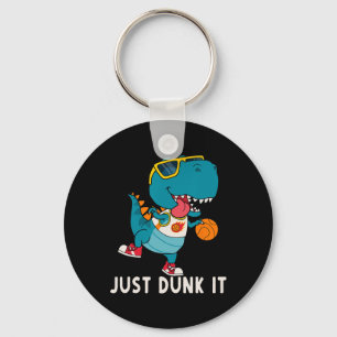 Dunk IT-Roligten Dinosaur Bysketbyll League Slam D Nyckelring