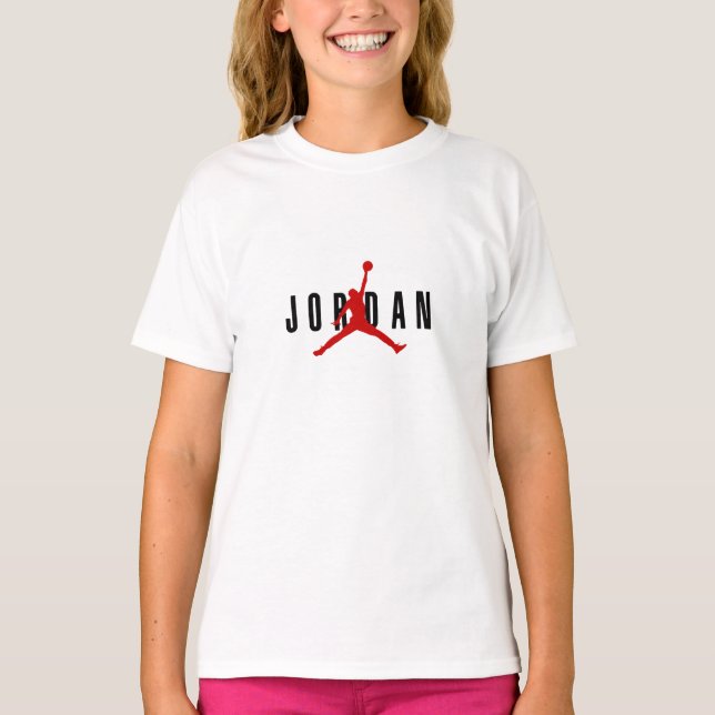 Dunk Micheal 23 Jordan Logotyp T Shirt (Framsida)