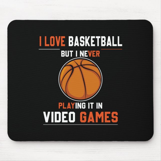 Dunk söt baskettränare musmatta (Framsidan)