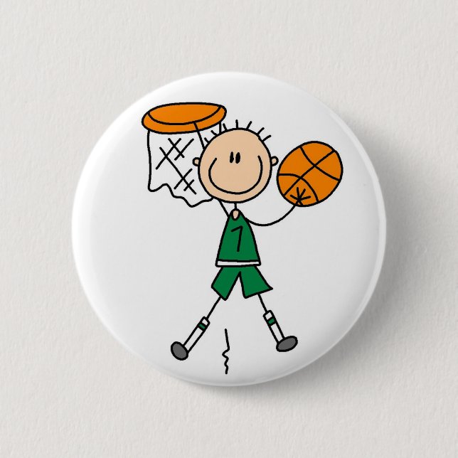 Dunkar basketknappen knapp (Framsida)