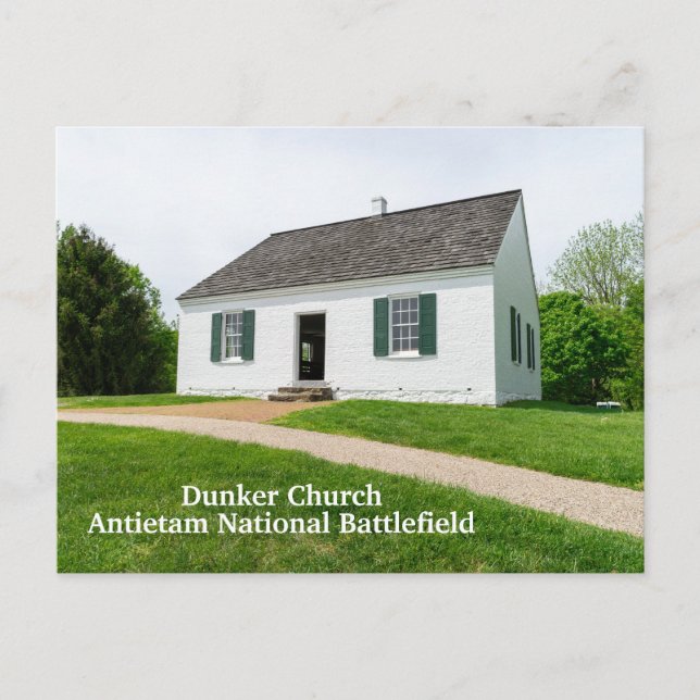 Dunker Church i Antietam Vykort (Framsida)