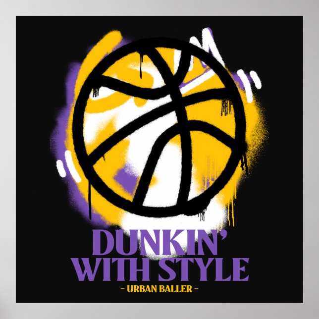 Dunkerin’ with Stil Urban Baller Poster (Framsidan)