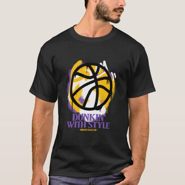Dunkerin’ with Stil Urban Baller T Shirt (Framsida)