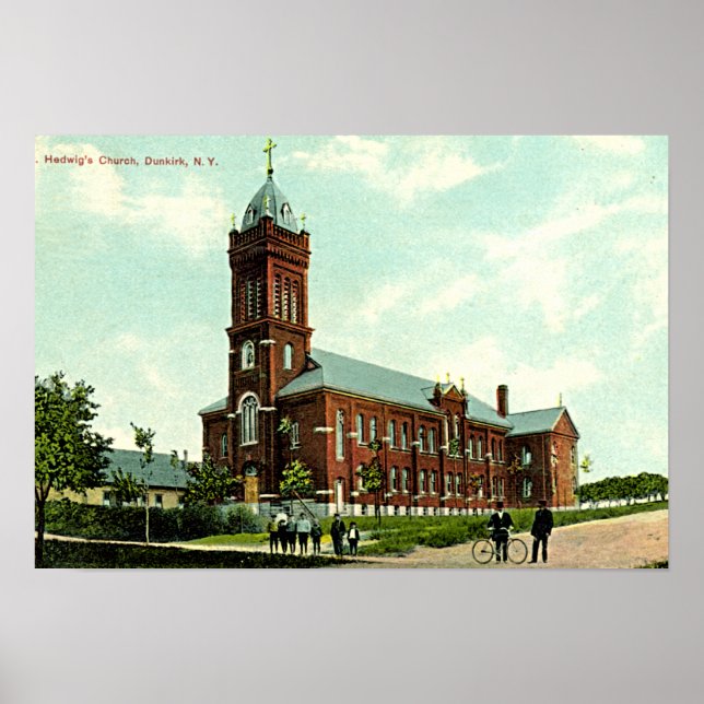 Dunkerque New York St Hedwigs 1909 Poster (Framsidan)