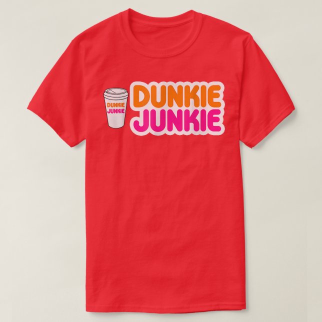 Dunkie Junkie Coffee Love Funny Coffee Saying 2022 T Shirt (Design framsida)