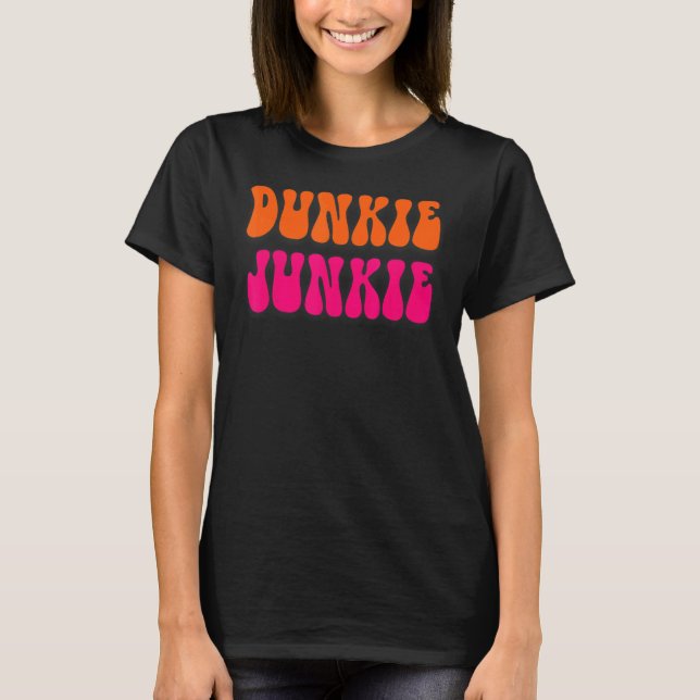 Dunkie Junkie Unisex Coffee 1 T Shirt (Framsida)