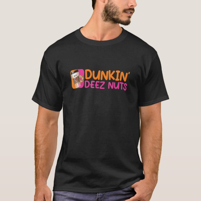 Dunkin Deez Nöt Dunkin Deeznut Coffee Bag T Shirt (Framsida)