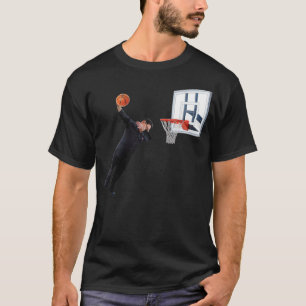 Dunking Dabbing Kim Jong Un North Korea Basketball T Shirt