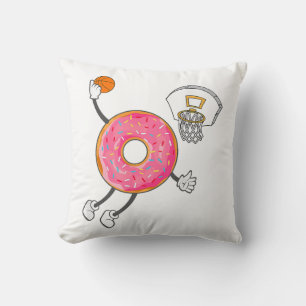 Dunking Donut Hål Food Champ Kudde