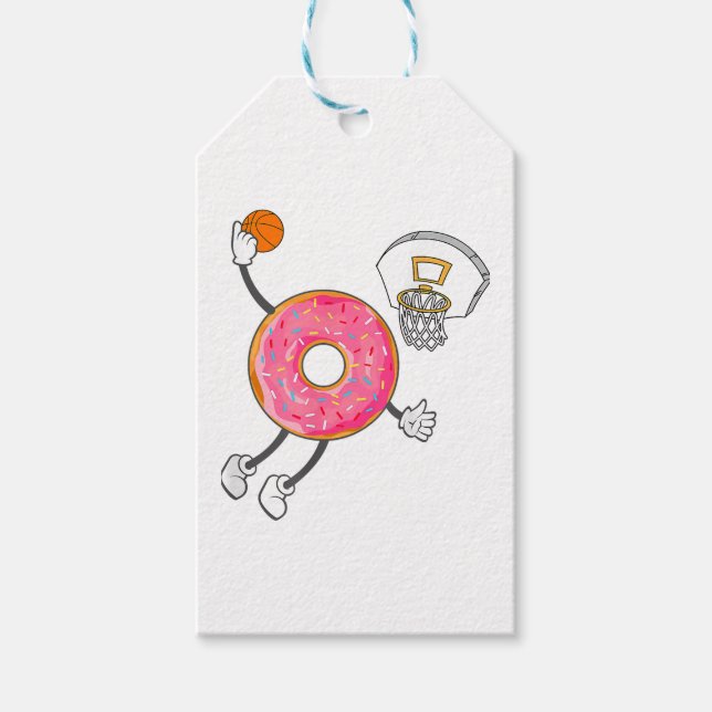 Dunking Donut Hål Food Champ Presentetikett (Framsidan)