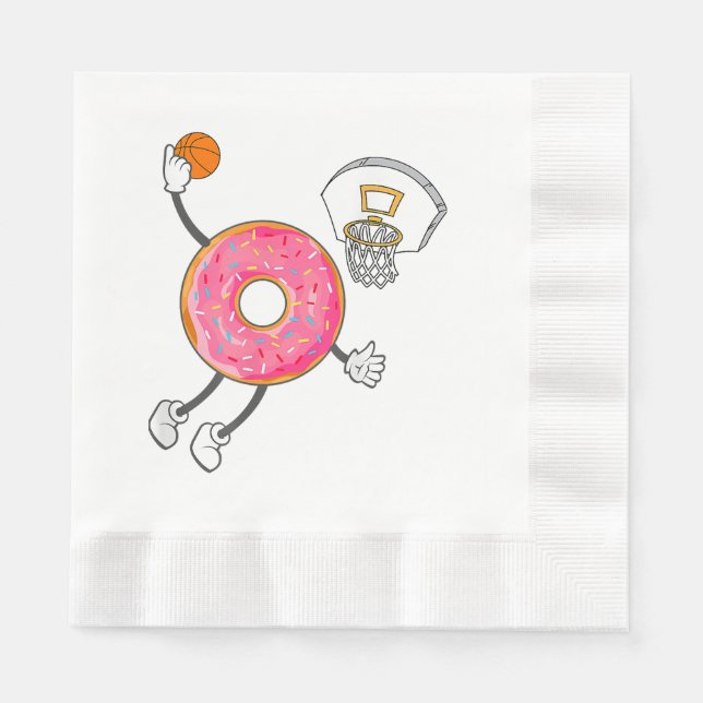 Dunking Donut Hole Matmästare Pappersservett (Framsidan)