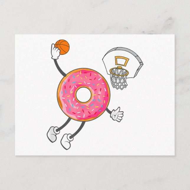 Dunking Donut Hole Matmästare Vykort (Framsida)