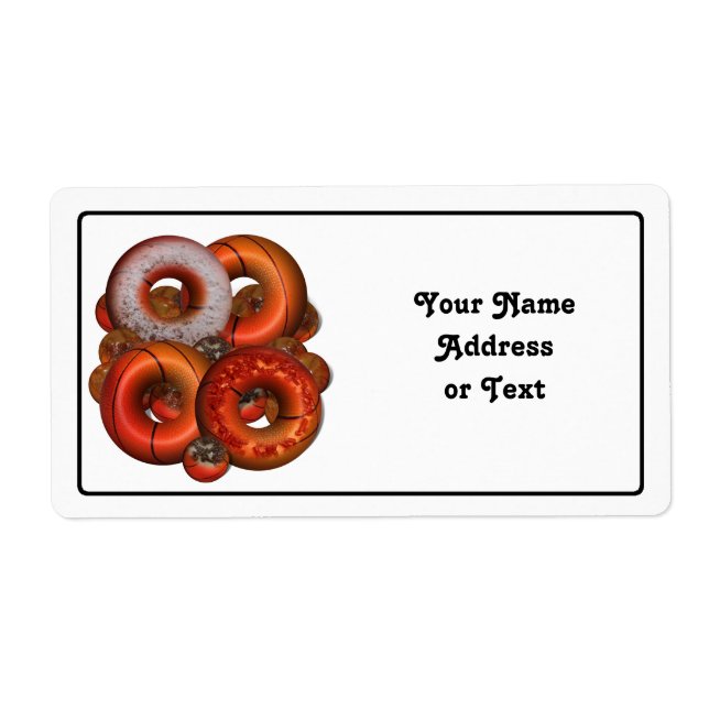 Dunking Donuts för Basketball Fläkt Fraktsedel (Framsidan)