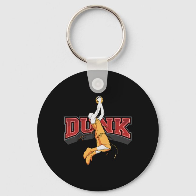 Dunking Dunk Basketball Nyckelring (Framsida)
