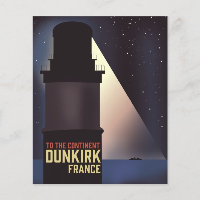 Dunkirk Lighthouse affisch. Foto Print (Framsida)