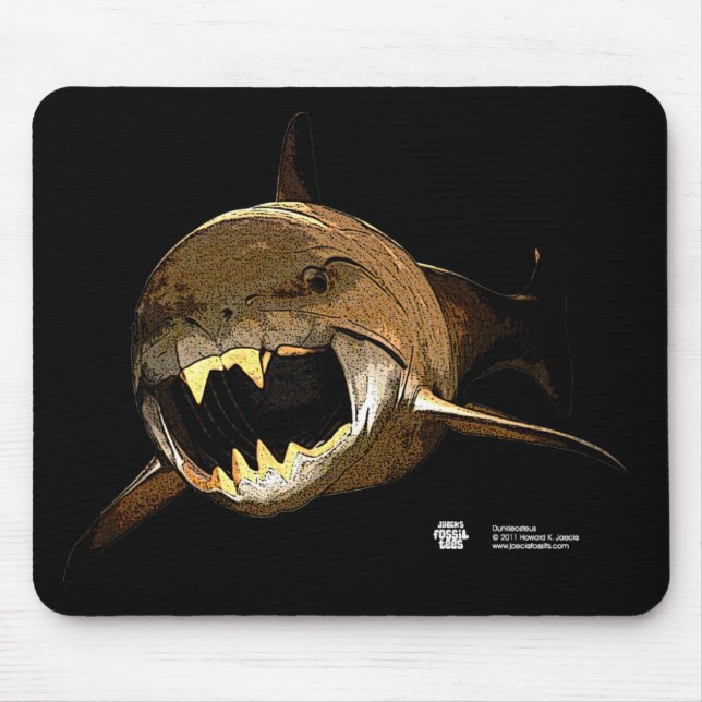 Dunkleosteus Mousepad Musmatta (Framsidan)
