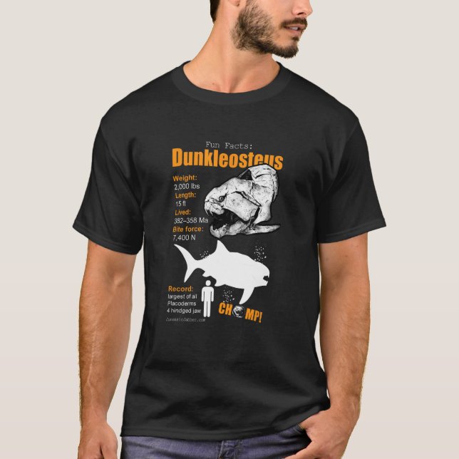 Dunkleosteus T Shirt (Framsida)