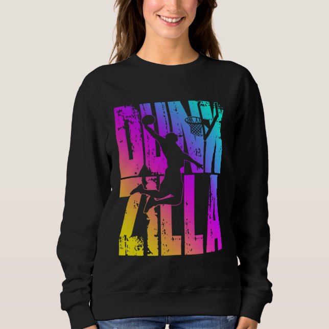 Dunkzilla Basketball Player Basketballer Sports Du T Shirt (Framsida)