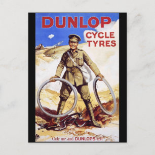Dunlop Cycle Däck Vykort