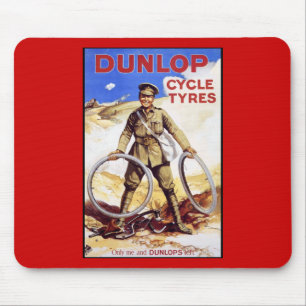 Dunlop cyklar däck musmatta