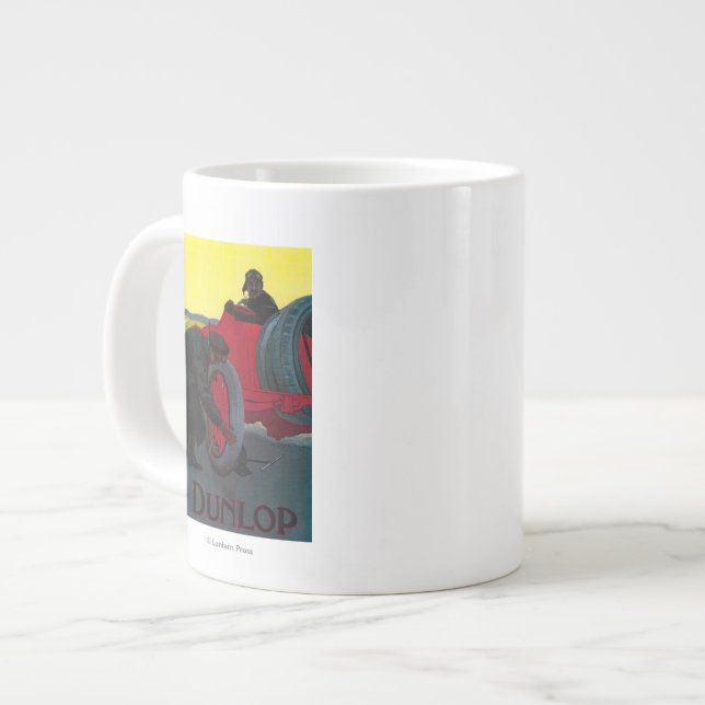 Dunlop Vintage Poster Europe Jumbo Mugg (Framsida vänster)