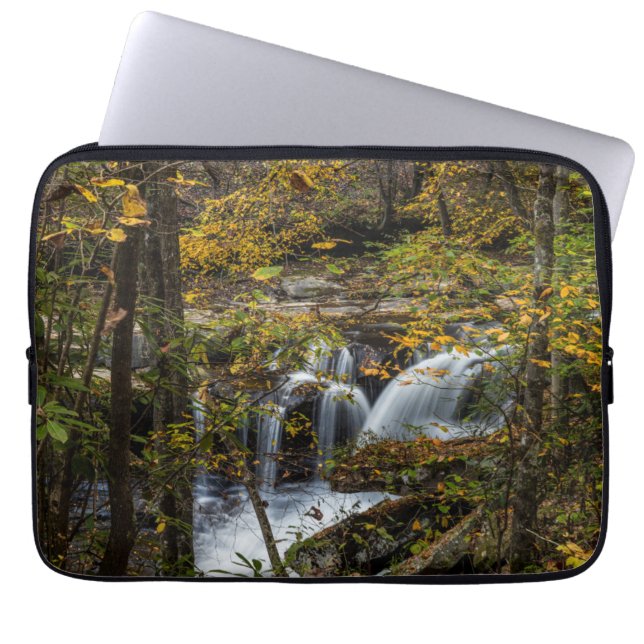 Dunloup Creek Falls | West Virginia Laptop Fodral (Framsidan)
