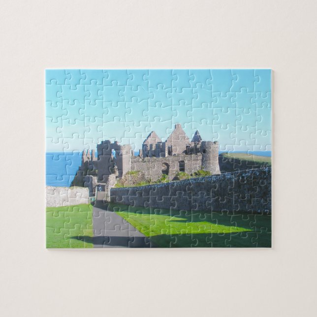 Dunluce Castle Antrim Irland Pussel (Horisontell)