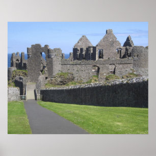 Dunluce Castle nära Bushmills och Portrush, 2 Poster