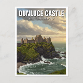 Dunluce Castle Northern Ireland Travel Vykort