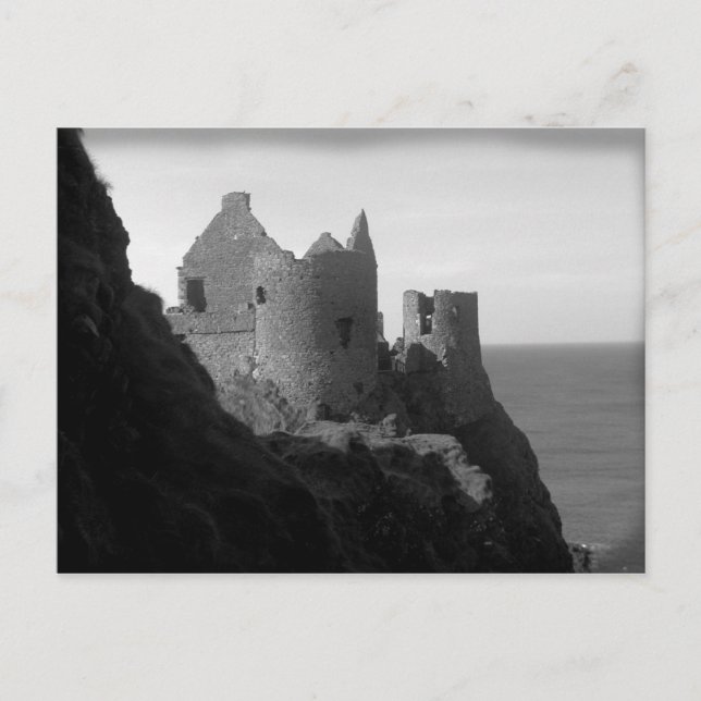 Dunluce Castle Northern Ireland vycard Vykort (Framsida)
